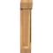 Ekena Millwork Traditional Slat Rough Sawn Bracket w/ Offset Brace, Western Red Cedar, 6"W x 16"D x 28"H BKT0604X16X28TRA06RWR - alternate 2